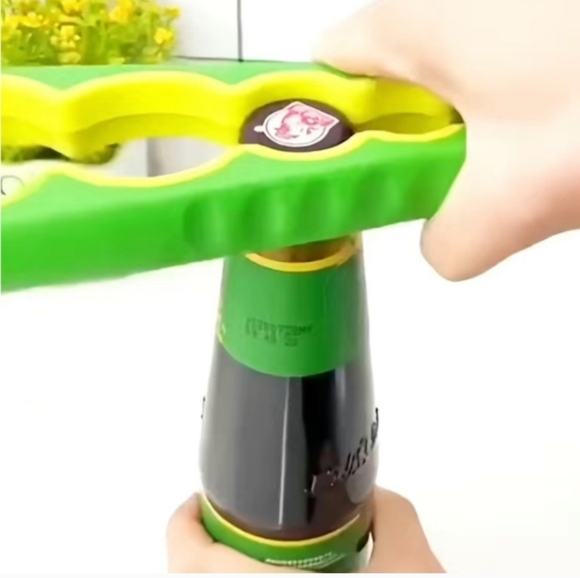 Cap Jar Opener Brand Multifunctional NEW Sealed in Bag in RED Home Kitchen - Picture 5 of 10